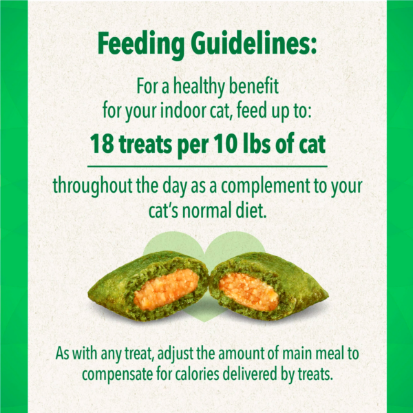 FELINE GREENIES SMARTBITES HEALTHY INDOOR Natural Treats for Cats, Tuna Flavor, 2.1 oz. Pouch - Image 4